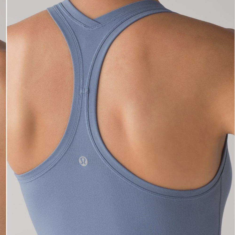 Lululemon Cool Racerback II
Blue Denim size 6
